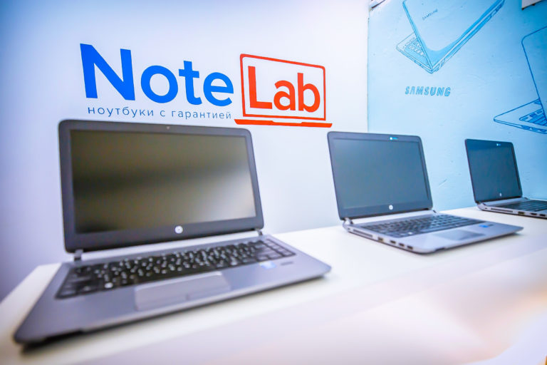 Ноутбуки HP на витрине Note-Lab